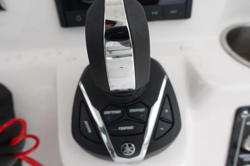 Slide: The Image of Joystick control on 2024 Sea Fox 268 Commander boat dashboard. - 6