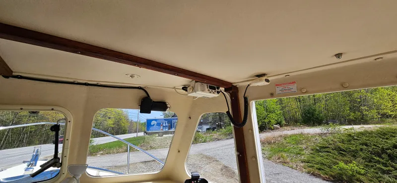 Slide: The Image of Interior view of 2001 Rosborough RF-246 Custom Wheelhouse, showing windows and ceiling details. - 15