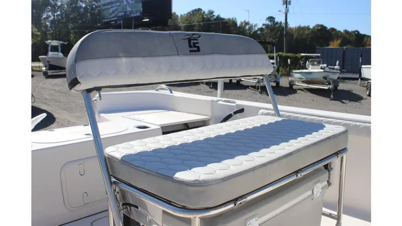 Slide: The Image of 2025 Carolina Skiff 21 LS boat seat with sleek design and durable materials. - 5