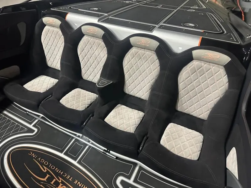 Slide: The Image of Luxurious interior seating of 2018 MTI 340X with quilted upholstery design. - 20
