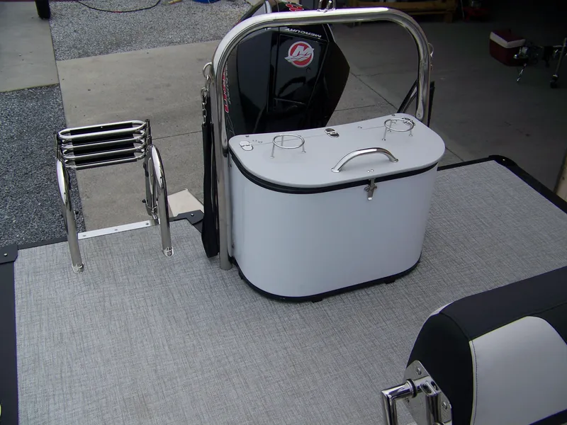 Slide: The Image of 2025 Avalon Catalina Cruise Rear Bench Windshield with sleek design and modern features. - 15