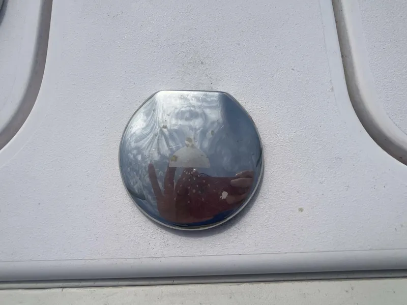Slide: The Image of Chrome detail on 2008 Grady-White 225 Tournament boat deck. - 25