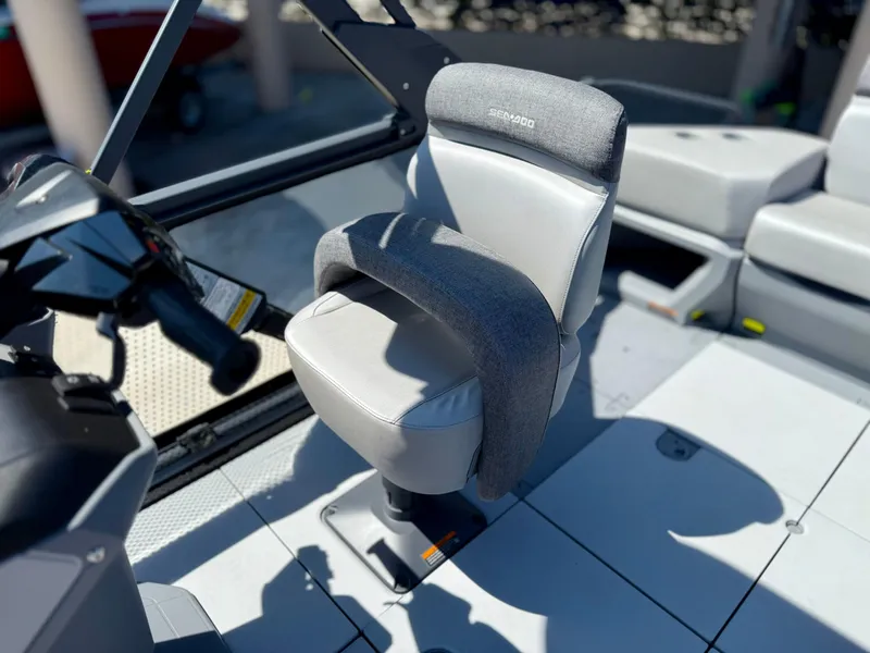Slide: The Image of 2024 Sea-Doo Switch® Cruise 21 interior with comfortable seating and modern design. - 11