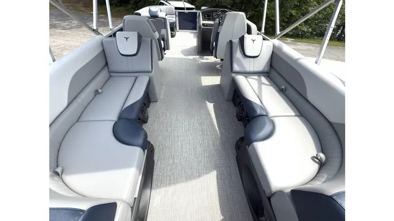 Slide: The Image of 2025 Tahoe LTZ Quad Lounger 23 interior with spacious seating and modern design. - 5