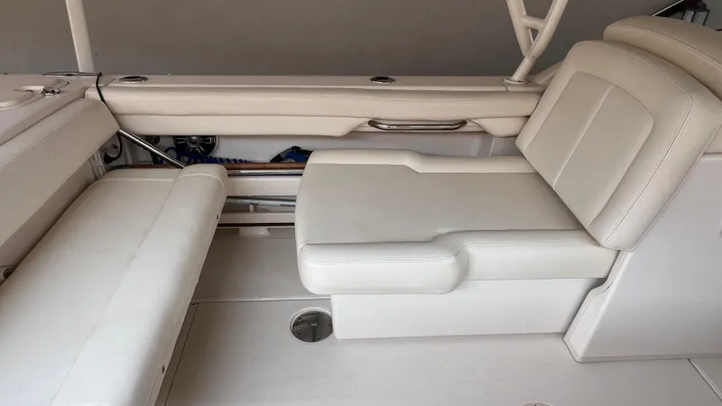 Slide: The Image of Interior of Grady-White Freedom 275 boat, year 2021. - 22