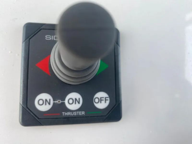 Slide: The Image of Joystick control panel for 2022 Front Runner 36 cc boat thruster. - 16