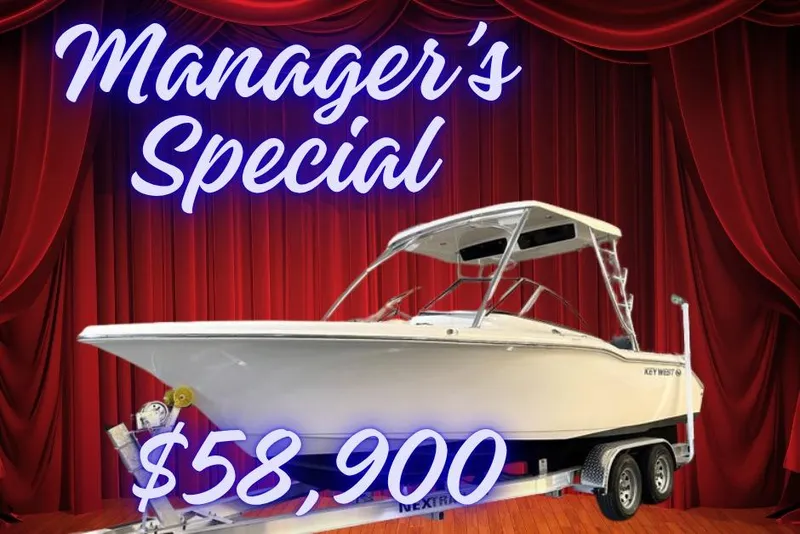 The Image of 2023 Key West 239 DFS boat on trailer, winter special price $54,900. - 0