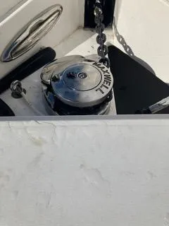 Slide: The Image of 2016 Intrepid 400 Center Console boat anchor winch detail. - 29