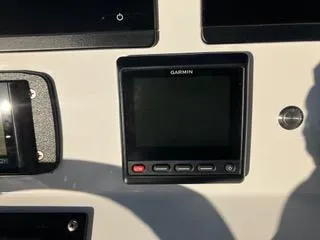 Slide: The Image of Garmin display on 2016 Intrepid 400 Center Console boat dashboard. - 6
