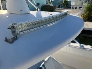Slide: The Image of 2016 Intrepid 400 Center Console boat with mounted LED light bar. - 8