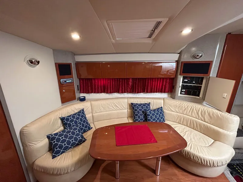 Slide: The Image of Luxurious interior of a 2007 Formula 40 PC yacht with plush seating and elegant decor. - 20