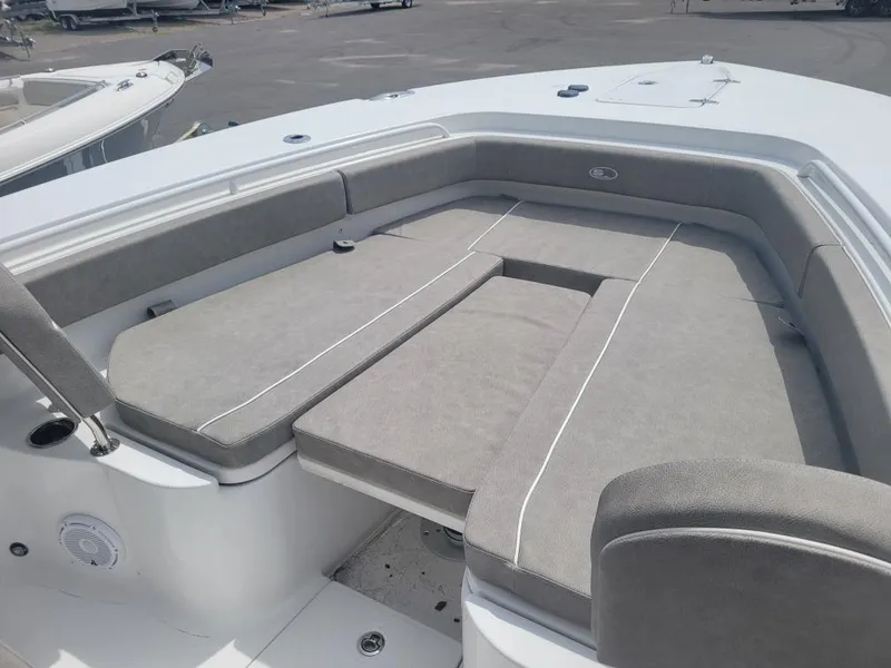 Slide: The Image of 2025 Sea Hunt Gamefish 28 Forward Seating with spacious cushioned area. - 4