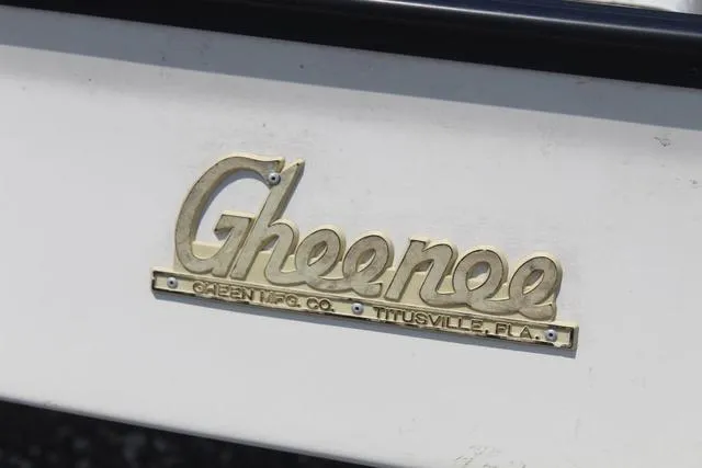 Slide: The Image of 2006 Gheenoe 13 logo on boat, Titusville, Florida. - 7
