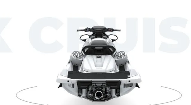 Slide: The Image of 2025 Yamaha Marine Waverunner VX1050C-BB, rear view, sleek design, white color. - 5