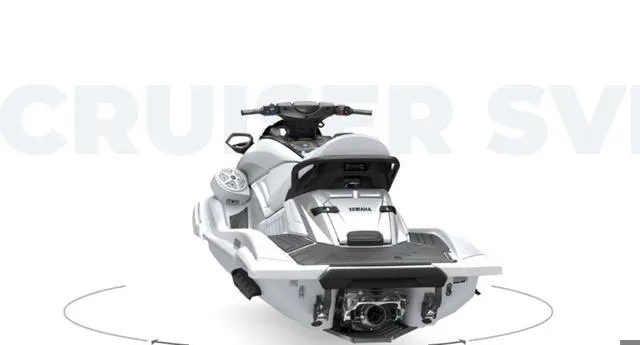 Slide: The Image of 2024 Yamaha Marine Waverunner FX1800B-AA, rear view, showcasing sleek design and advanced features. - 3