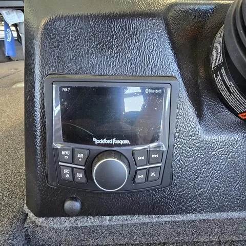 Slide: The Image of Rockford Fosgate Bluetooth stereo system in 2024 Lund 1875 Pro V Sport boat. - 8