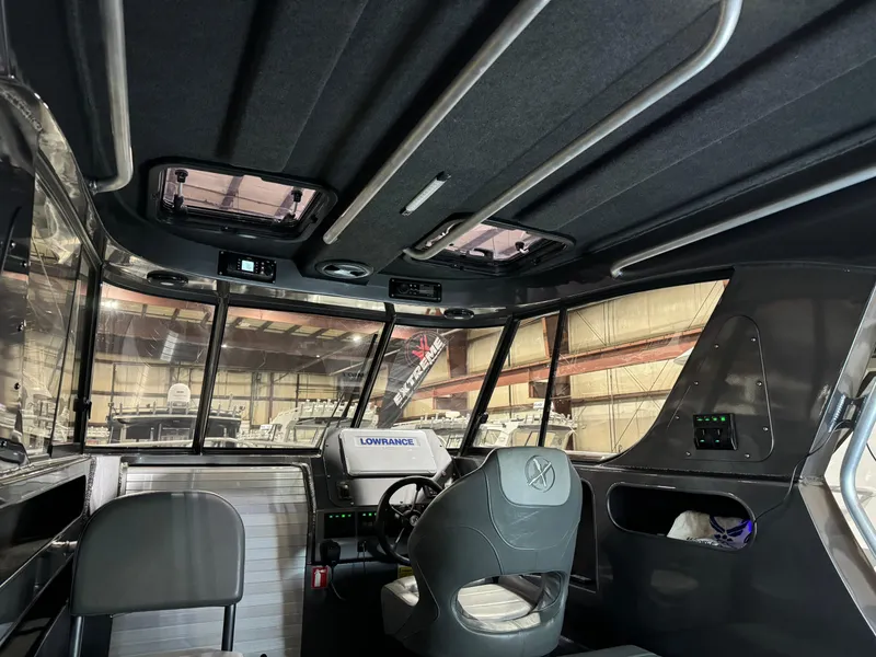 Slide: The Image of Inner hand Rails along with hatches on the 2020 Extreme Boats 795 Walk Around - 11