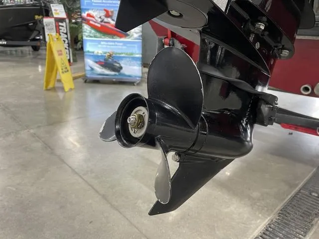 Slide: The Image of 2020 Tracker BASS TRACKER® Classic XL boat propeller in showroom setting. - 8