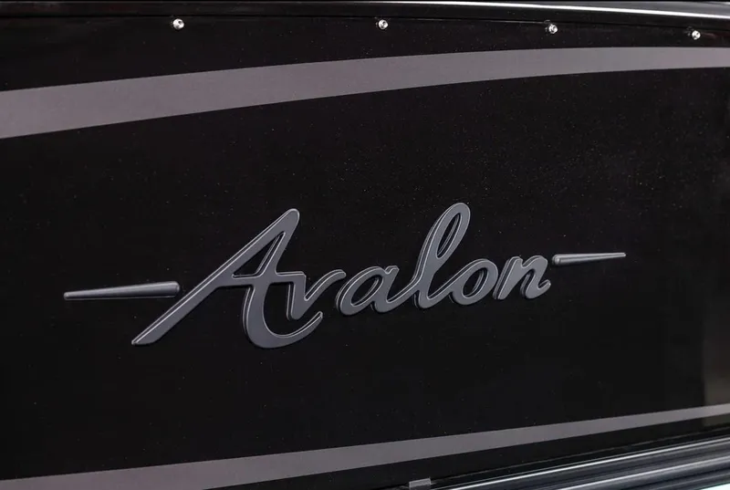 Slide: The Image of 2024 Avalon Excalibur LTD Elite Windshield logo on black background. - 36