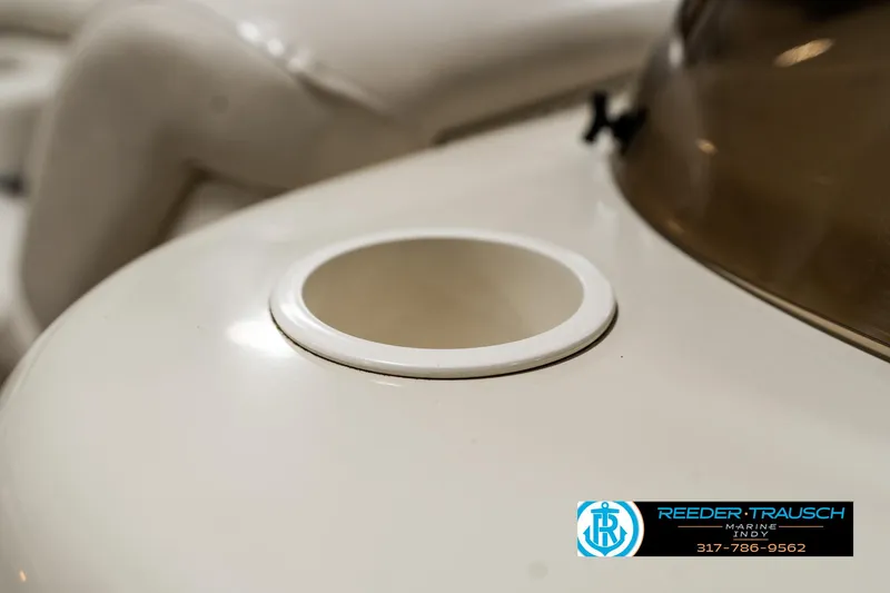 Slide: The Image of Cup holder on a 2003 Bennington 2050 RL boat, close-up view. - 38