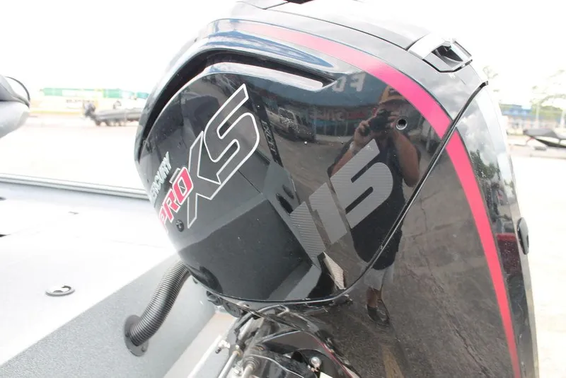 Slide: The Image of 2024 Excel Bay Pro Elite 183 with Mercury Pro XS outboard motor. - 3