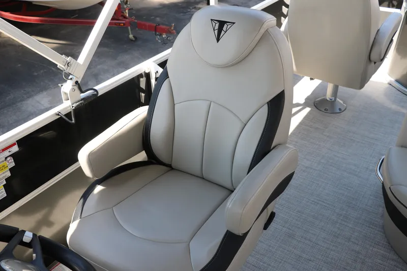 Slide: The Image of Luxurious seating on 2021 Trifecta 24 RFC boat, featuring premium upholstery and ergonomic design. - 33