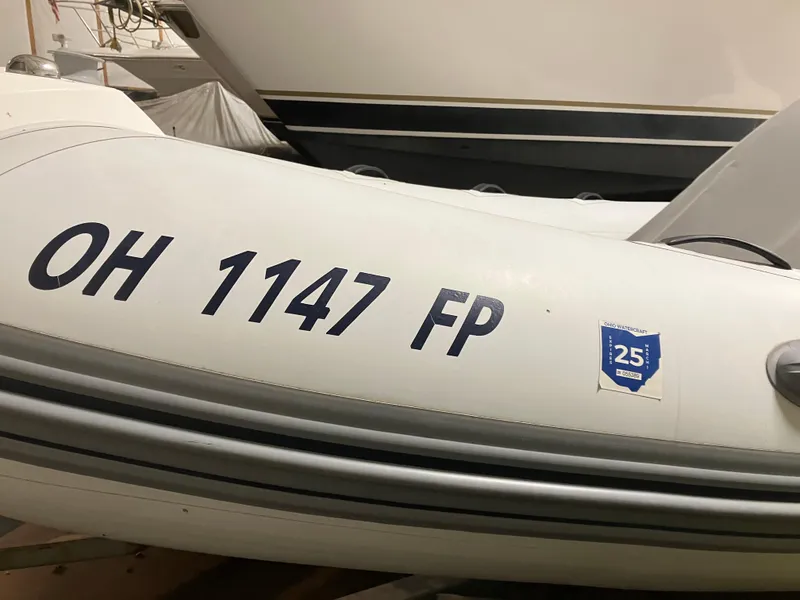 Slide: The Image of 2015 Brig Eagle 480 inflatable boat with registration number OH 1147 FP. - 3