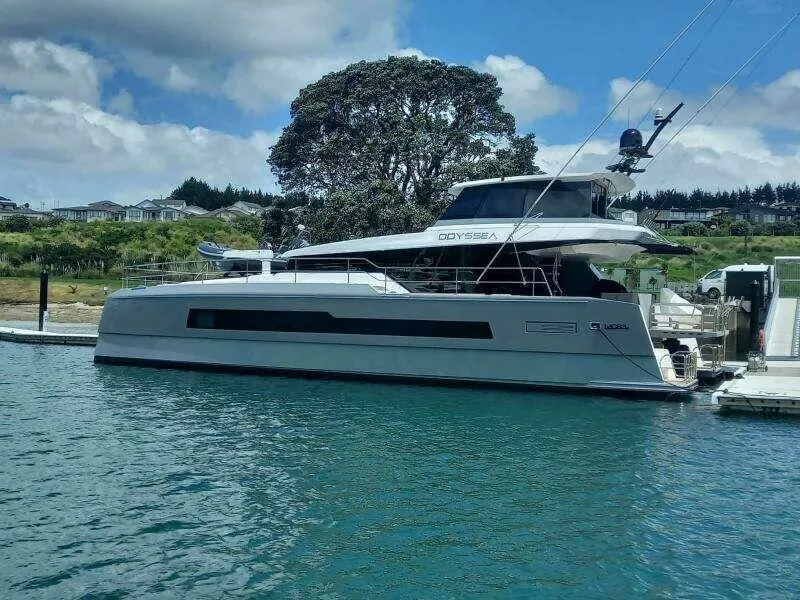 Slide: The Image of 2026 McConaghy MC63P yacht docked in a serene marina setting. - 32