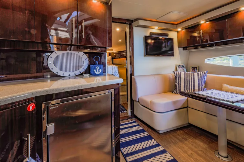 Slide: The Image of Luxurious interior with large galley, and convertible dinette - 10