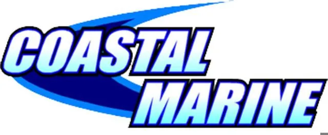 Slide: The Image of Coastal Marine logo with blue wave design, Xplor D18 Guide 2025 model. - 14