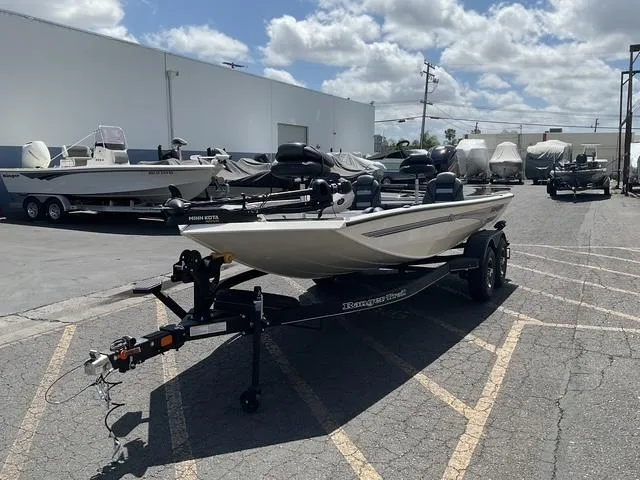 Slide: The Image of 2025 Ranger RT188P boat on trailer in outdoor dealership lot. - 6