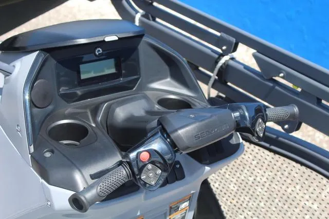 Slide: The Image of 2024 Sea-Doo Switch Cruise 18 dashboard with controls and display. - 13