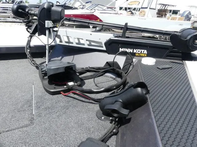 Slide: The Image of 2019 Ranger RT178C boat with Minn Kota Ultrex trolling motor on deck. - 8