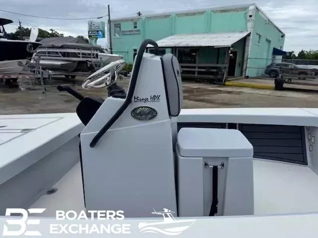 Slide: The Image of 2025 Maverick HPX-V 18 boat at Boaters Exchange dealership. - 6