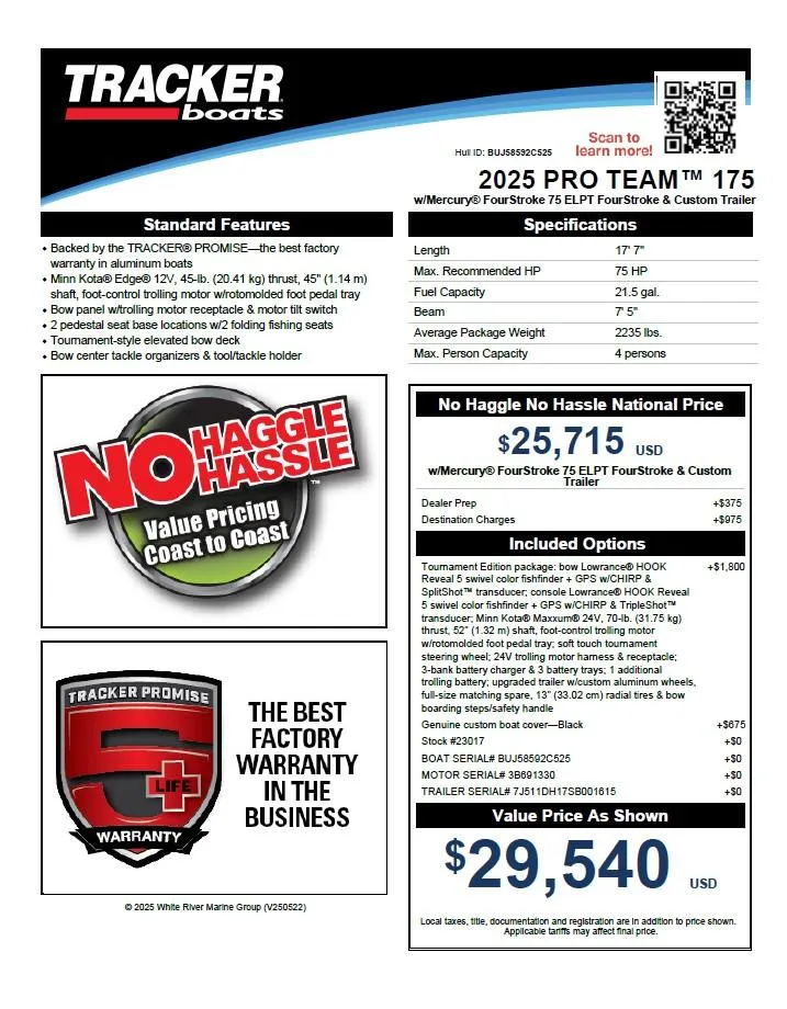 Slide: The Image of Tracker Pro Team 175 2025 - 62