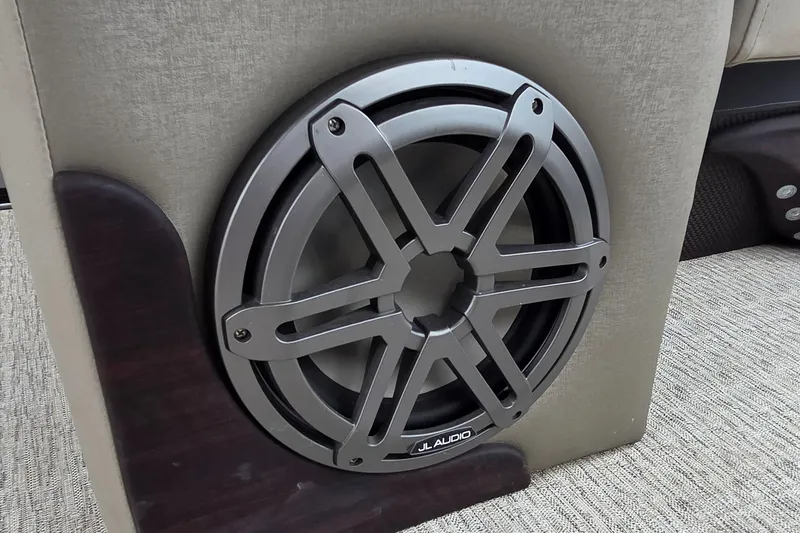 Slide: The Image of Speaker system in 2018 South Bay 725 RS ARCH DELUXE 3.0 boat interior. - 13