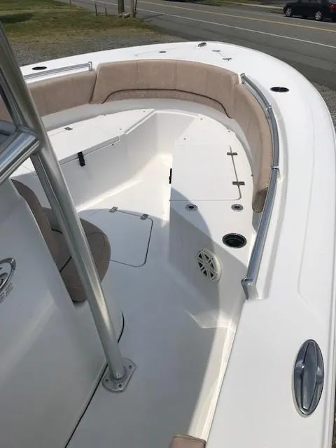 Slide: The Image of 2020 Sportsman Open 232 Center Console boat with spacious seating and sleek design. - 14
