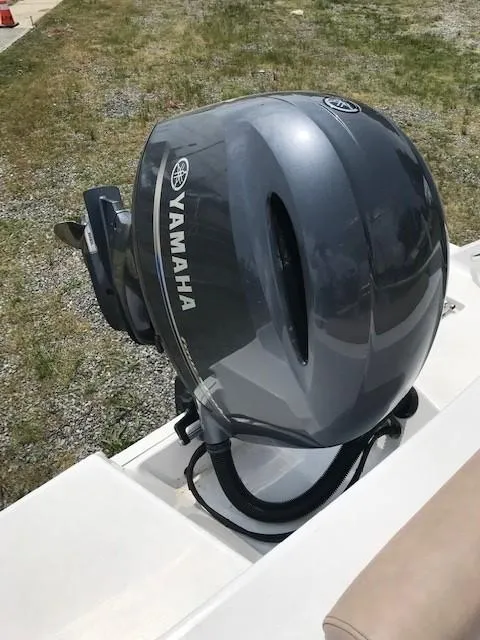 Slide: The Image of Yamaha outboard motor on 2020 Sportsman Open 232 Center Console boat. - 20