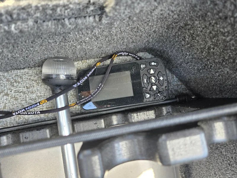 Slide: The Image of Control panel and wiring inside a 2022 Lund 1775 Adventure SS boat. - 8