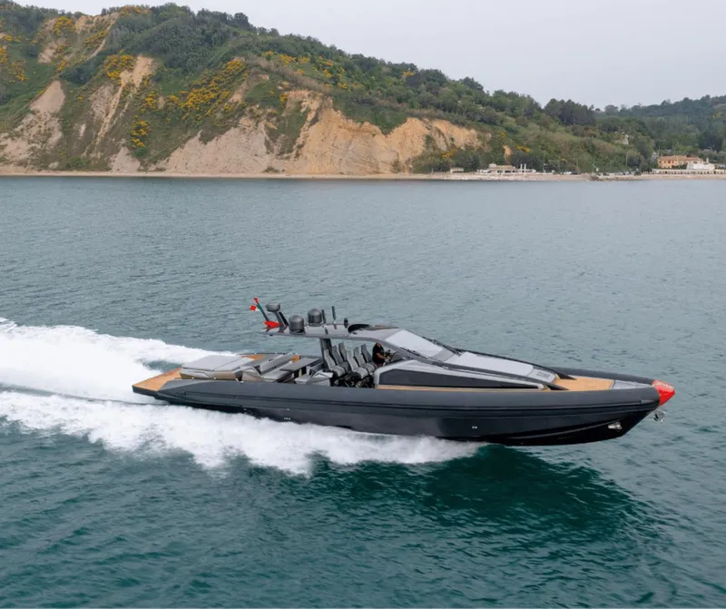 The Image of 2025 Anvera ANVERA 58 luxury yacht cruising on open water near scenic coastline. - 0