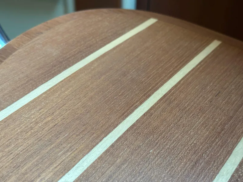 Slide: The Image of Teak deck detail on 2006 Sea Ray 52 Sundancer yacht. - 34