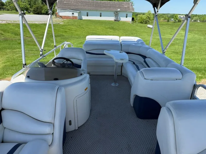 Slide: The Image of 2006 Bennington 2575 RFS - IO pontoon boat with spacious seating and canopy. - 13