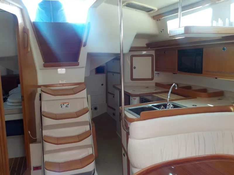 Slide: The Image of Interior Aft Companionway - 22