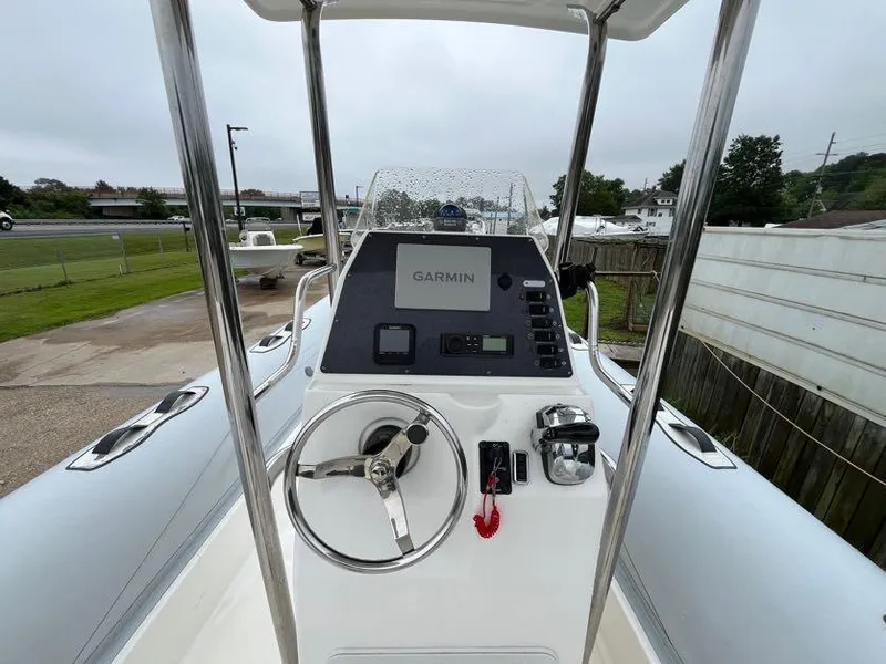 Slide: The Image of Apex A-24 boat console with Garmin navigation system, 2019 model. - 4