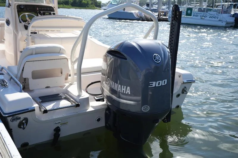 Slide: The Image of 2016 Grady-White 251 Coastal Explorer with Yamaha 300 engine on water. - 12