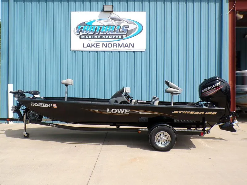 Slide: The Image of 2014 Lowe Stinger ST195 boat at Foothills Marine Center, Lake Norman. - 1