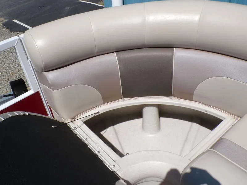Slide: The Image of 2013 JC Limited 221 Triple boat seating area with beige upholstery. - 13