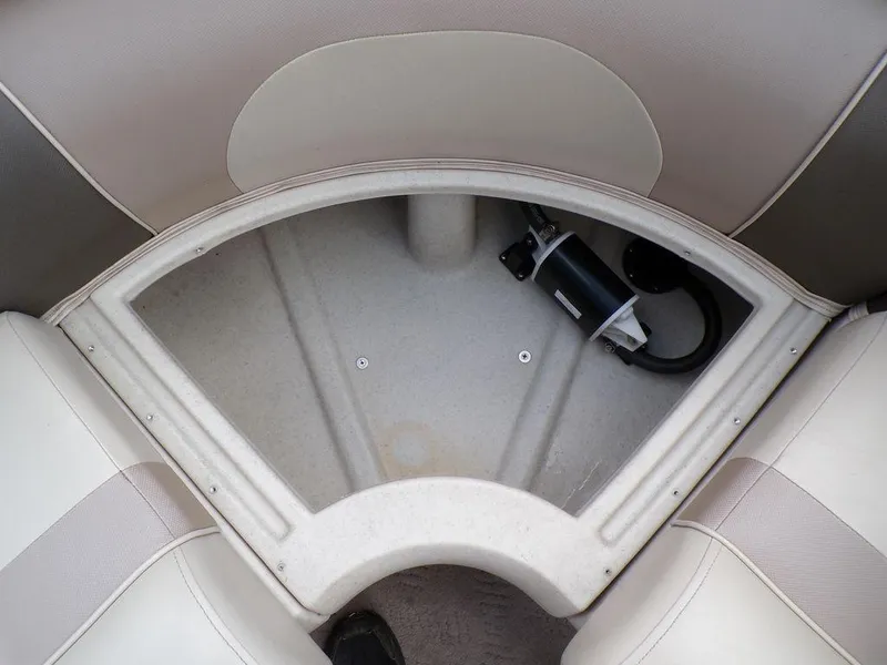 Slide: The Image of 2013 JC Limited 221 Triple boat storage compartment with seating and pump. - 21