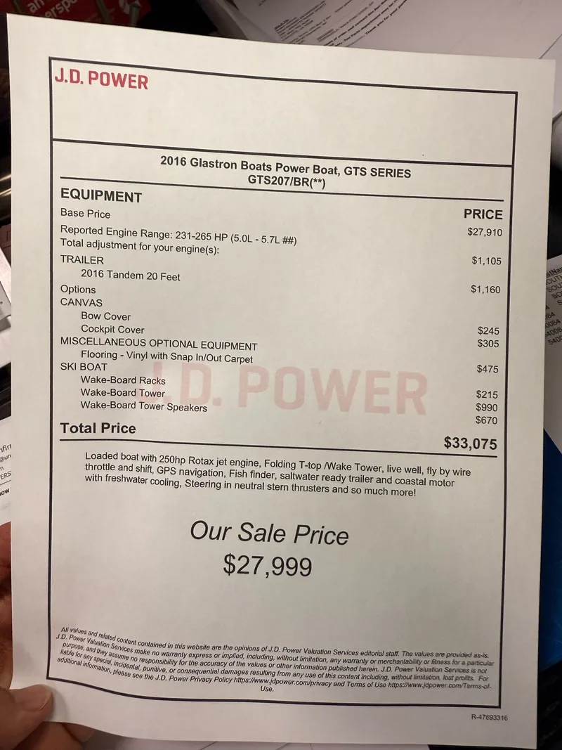 Slide: The Image of Glastron GTS 207 2016 - 40