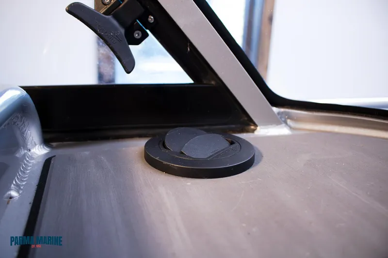 Slide: The Image of 2023 Extreme Boats 745 Game King interior detail with sleek design and modern features. - 38